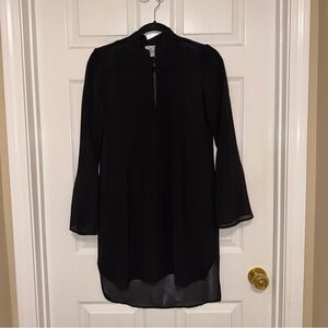 SW3 Bespoke Black Sheer Tunic/Dress/Swimsuit coverup – Size Petite (P)